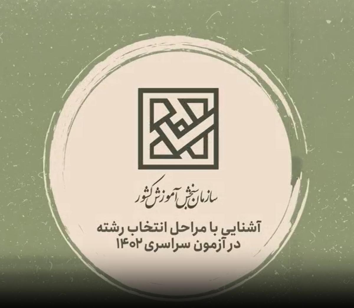 آموزش تصویری انتخاب رشته کنکور 1402